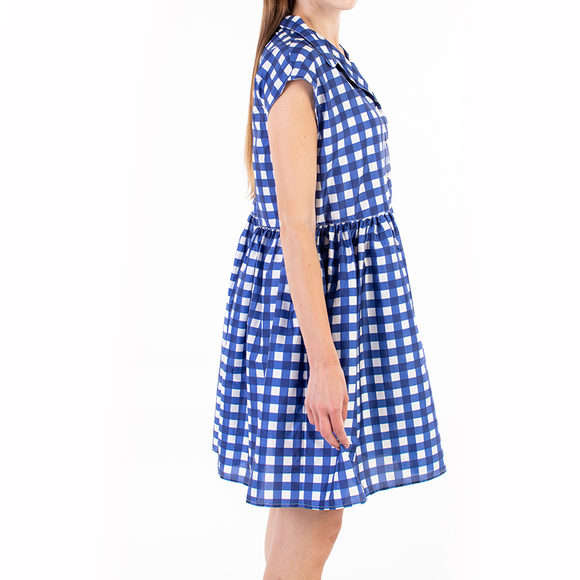 MIU MIU BLUE & WHITE SUNDRESS | WOMENS SIZE L - Picture 4 of 5